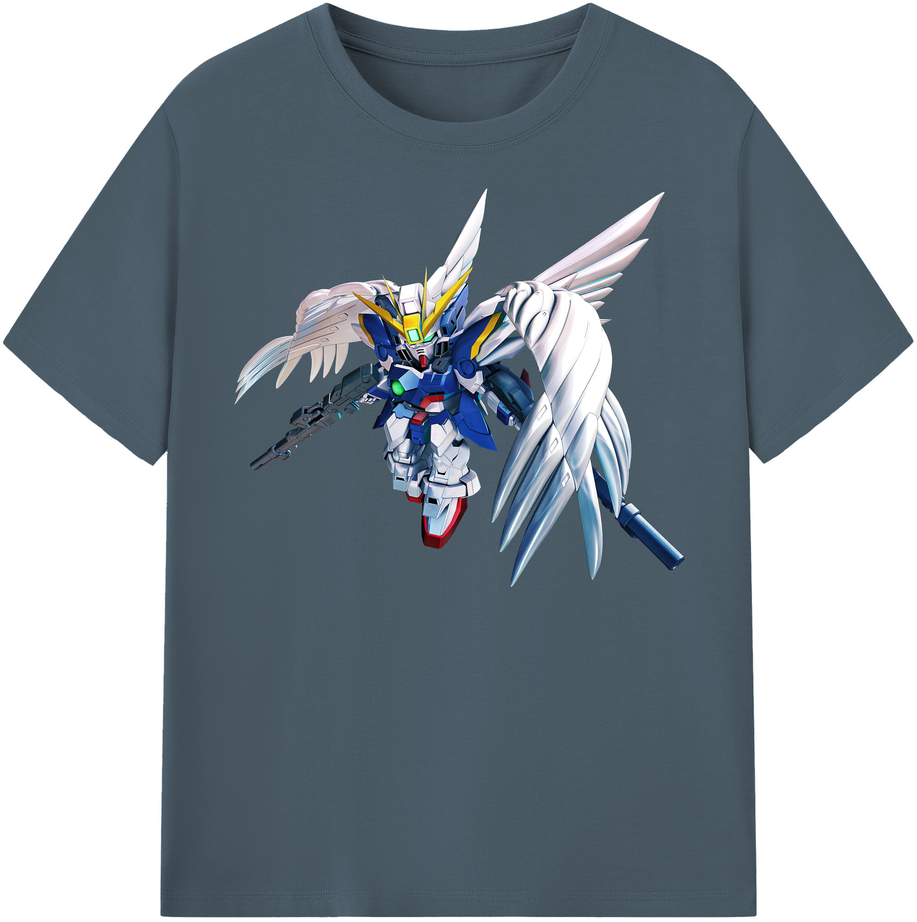 （画像用） 機動戦士ガンダム Mobile Suit Gundam 綿100％半袖Tシャツ（フロントプリント）